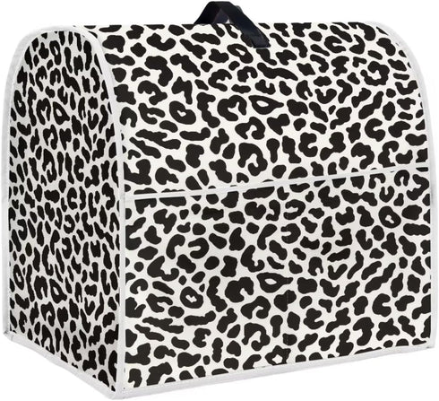 Black White Leopard L Size Mixer Cover Kitchen Bowl Cover Waterproof Dustproof Anti-Sputtering Compatible with 5-8 Qt Bowl-Lift Stand Mixer Kitche...