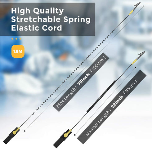 Vastar ESD Anti-Static Wrist Strap Components, Fabric Adjustable Wrist Strap with Grounding Wire, Alligator Clip, Black...