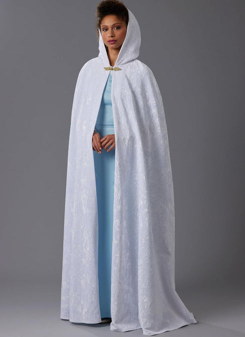 McCall's Misses' Unlined Capelet and Cape Costume Sewing Pattern Kit, Design Code M8428, Sizes XS-S-M-L-XL, Multicolor...