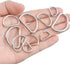 BronaGrand 60pcs Assorted Multi-Purpose Metal D Ring Semi-Circular D Ring for Hardware Bags Ring Hand DIY Accessories - 1/2 Inch, 3/4 Inch, 1 Inch...