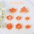 Puocaon Lotus Polymer Clay Cutters - 8 Pcs Clay Cutters for Polymer Clay Jewelry, Flower Polymer Clay Earring Cutters, Lotus Clay Cutters for Earr...
