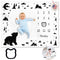 Bear Baby Blanket, Baby Monthly Milestone Blanket for Boys, Includes Felt Frame, Month Blanket Baby Shower Baby Milestone Blanket, 50x40 (Bear)...