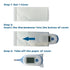 Disposable Cover for Rectal Thermometers - Special for Large Display & Short Probe Baby/Pet Rectal Thermometers (Covers -100 pcs)...