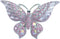 Sindary Charming 3.74" Butterfly Animal Brooch Pin Pink Austrian Crystal Pendant BZ4538 (Silver-Tone Pink)...
