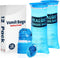 Healqu Hospital Vomit Bags - 12 Pack 1000ml Car Throw Up Bag - for Airsick Travel & Motion Sickness - Leak Resistant Puke Bag - Disposable Barf Ba...