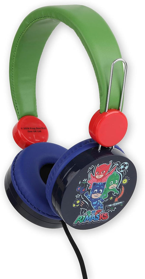 PJ Masks Over The Ear Headphones HP1-01057 | Soft and Cushioned Ear Pieces to Fit Any Size, Adjustable Headband Headphones, Great Sound, Volume Li...