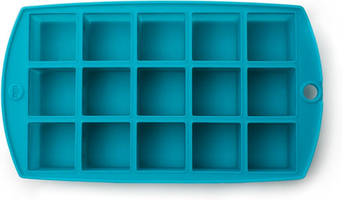 Tulz Mini Ice Block Tray, Silicone, Teal...
