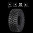 4PCS 1/24 1 inch All Terrain Rainforest Butyl Rubber Softer Version Tire with Liner Sponge for AXIAL SCX24 2021 Bronco, FMS FCX24, Jeep JT Gladiat...