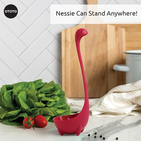 The Original Nessie Ladle by OTOTO - Soup Ladle, Cute Gifts, Funny Kitchen Gadgets, Loch Ness design, Cooking Gifts for Mom - Cute and Practical K...
