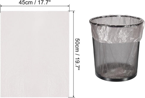 PATIKIL 4 Gallon Trash Bags, 3 Rolls / 60 Counts Thicken Rubbish Bags Portable Small Garbage Bags for Office Bedroom Kitchen, Black...