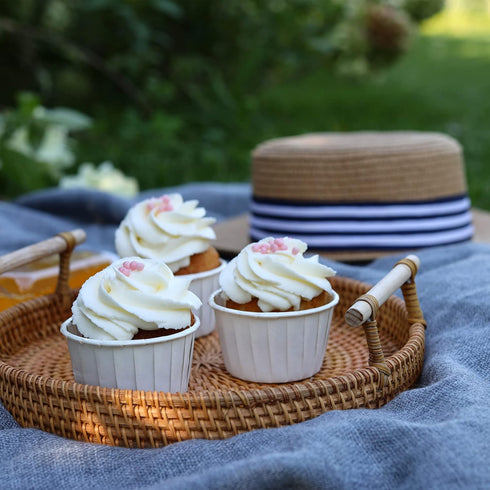 White Cupcake Liners, 200pcs Muffin Baking Cups,Ramekin Holders, Heavy Duty Oil proof Wrappers for Wedding,Birthday,Party,Baby Showers,Gift for Va...