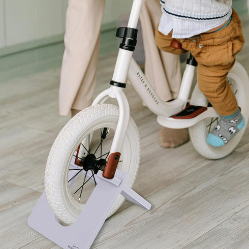 SHIDOW PVC Bike Stand, Indoor Bike Stand, Children's bike display stand, Bike Stand Floor Bicycle Rack for Bike and Balance Bike Indoor Storage (W...