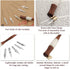 Yoption Wood Dip Pen Set, Calligraphy Oblique Nib Holder With Desktop Pen Holder, Ink Bottle Container and 5 Nibs Kit...