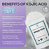 Premium Kojic Acid Powder for Skin-Lightening and DIY Skincare - 99% Purity, Brighten Complexion, Reduce Dark Spots, Even Skin Tone - Natural Pres...