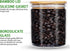 YULEER Airtight Food Storage Containers, Glass Jar with Lids, Glass Jar for Serving Candy, Cookie, Rice, Food - Set of 3...