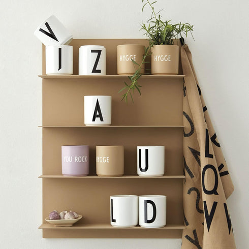 Design Letters Porcelain Coffee Mug | Gifts for Mom | Initial Coffee Cup Perfect for Mother's Day Gift | Ceramic Cup Used as Bathroom Accessories/...