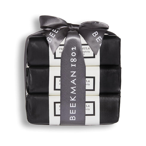 Beekman 1802 Goat Milk Body Soap Bar 3-Piece Set - 3.5 oz - Nourishes, Moisturizes & Hydrates - 100% Vegetable Soap with Lactic Acid - Good for Se...