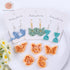 Puocaon Mystic Polymer Clay Cutters - 8 Pcs Boho Clay Earring Cutters, Mystic Cats Clay Jewelry Cutters, Dragonfly Clay Cutters for Jewelry Making...