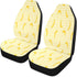 Yellow Solid Banana Car Seat Covers,Universal Auto Front Seats Protector Automotive Vehicle Seat Cover for Most Cars, Van,Trucks, SUV 1 set...