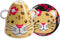 Pavilion Gift Company Izzy and Owie Four Piece Stackable Dinner Set, Leopard...
