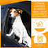 2 Pcs Car Door Protector Pet Dog Paw Prints Car Door Cover Protector Waterproof Scratching Nonslip Universal Fit Car Door Guard with Storage Pocke...
