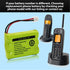 27910 Cordless Phone Battery for Motorola SD-7501 MD7161 AT&T 27910 89-1323-00-00 E1112 E2801 TL72108 Vtech I6725 RadioShack 23-959 Ni-MH 3.6V (Pa...