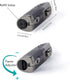 Cigar Lighter Triple Jet Flame Torch Lighter Refillable Butane Lighter with Cigar Punch, 2 Pack, Charcoal...