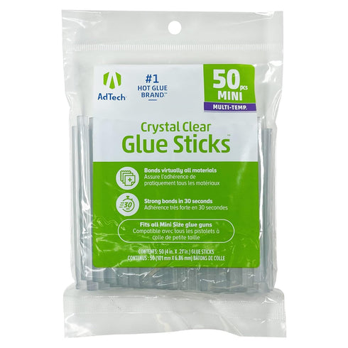 AdTech Hot Glue Sticks, 50ct, Mini Size...