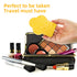 50-Count Makeup Sponge, Facial Sponges Compressed Make Up Sponges for Face Compress Exfoliating Removal Blender Makeup Sponge (Half Flower - Yello...