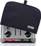 iFedio 4 Slice Toaster Cover with Pockets & Top Handle,Small Appliance Toaster Dust Cover, Machine Washable(Black)...