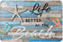 Beach Plank Starfish Sand Beach Life Fun Indoor and Outdoor Door Mat Welcome Mat Non-Slip Home Bath Room Decoration Mat Rug Housewarming Gift 31"x...