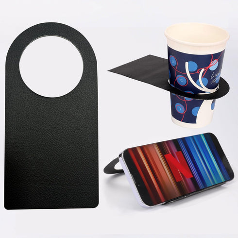 Multi-Functional Airplane Must Haves Phone Drink Holder, Flexible Plane Travel Essentials Cell Phone Tablet Strand for Flying Driving Home Desk [U...