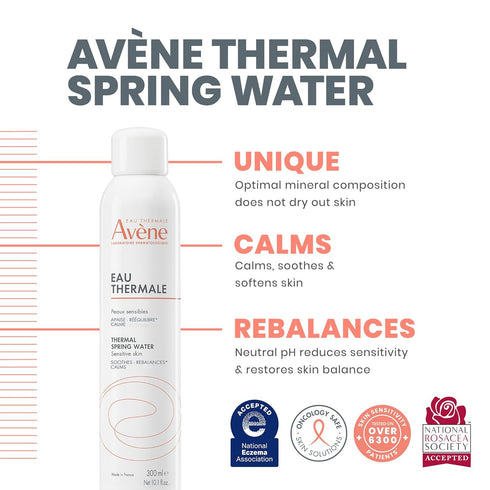 Eau Thermale Avene Thermal Spring Water, Soothing Calming Facial Mist Spray for Sensitive Skin...