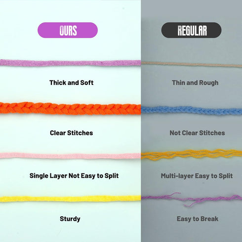 200g Yarn for Crocheting, Crochet Yarn, Easy Yarn for Beginners with Easy-to-See Stitches, Stitch Marker, Big Eye Blunt Needle, Beginner Yarn for ...