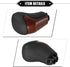 Automatic Gear Shift Knob Compatible for Toyota Highlander 2014-2019, Durable Faux Leather Plastic Black Red Drilled Mahogany Pattern...