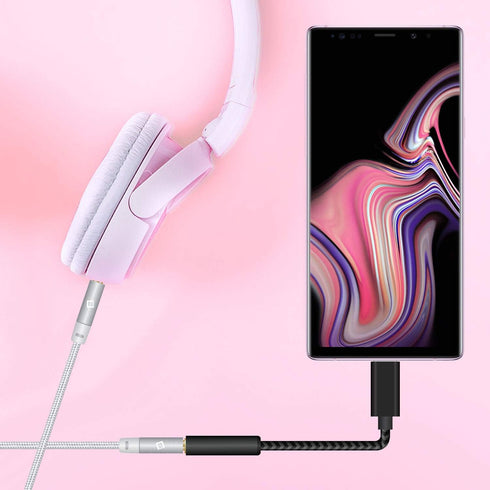 Cellet 3.5mm Stereo Audio Aux Cable for Stereo, iPods, MP3, USB-C Adapter to Audio Aux 3.5mm Audio Player (USB-C to Audio Adapter)...