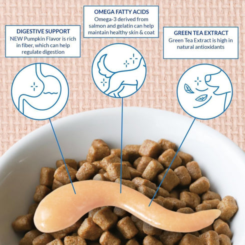 INABA Churu Meal Topper for Dogs, Complete & Balanced, Creamy, Lickable Purée Dog Food Topper, 0.5 Ounce Tube, 4 Tubes (4 per Pack) Chicken with C...