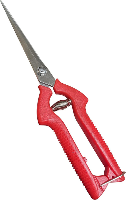 Garden Guru Extra Long Stainless Steel Pruner Pruning Shears Clippers Snips – Sharp Bonsai Cutter Plant Trimming Scissors – Straight Blade Garden ...