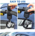 JEYODA Baby Stroller Hooks Clip for Hanging Bags and Mommy Shopping Multipurpose Hook Clips for Car,Wheelchairs, Carts (blue)...