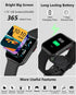 BRIBEJAT Smart Watch (Dial/Answer Call) 37x46mm Fitness Tracker Pedometer with SpO2/Real-time HR/Sleep Monitor Compatible with Samsung iPhone Andr...