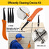 14pcs Grout Removal Tool, Caulking Removal Tools Tile Grout Saw and Grout Hand Saw with 3 Pieces Extra Blades, Tile Joint Cleaning Tool, Caulking ...