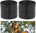 2 PCS Metal Squirrel Baffle, Squirrel Barrier Spring Coil Guard Protects Hanging Bird Feeders for Outdoor Poles...