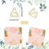 OLYCRAFT 36pcs Mini Place Card Holders Cute Table Card Holders Triangle Shape Wedding Table Number Holders Golden Photo Holder Pictures Stand Clip...