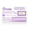 QuantaDose® UVC Light Test Card with UVC Light Wavelength Indicator and Photochromic UV Intensity Test...