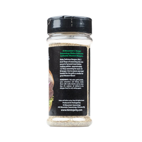 Hi Mountain | Gourmet Burger Seasoning | HICKORY BLEND | Rich, Natural Flavor of Smoked Hickory Enhanced with Salt & Garlic | Ideal Hamburger Seas...