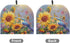 Sunflower Bird Kettle Dust Cover Teapots Dust Cover Insulated Breakfast Pot Cover Kitchen Tea Cosy Tea Cozies with Cotton Keep Warm for Dining Roo...