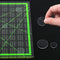Ruler Grips, Transparent Strong Adhesive Non-Slip Grips for Quilting Rulers, Quilt Templates, 34 PCS Total -10 Large & 24 Small (Clear, 34 PCS)...