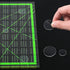 Ruler Grips, Transparent Strong Adhesive Non-Slip Grips for Quilting Rulers, Quilt Templates, 34 PCS Total -10 Large & 24 Small (Clear, 34 PCS)...