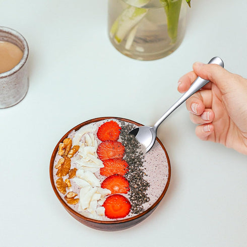 LOVEINUSA 15PCS Dinner Spoons Set, Teaspoons Stainless Steel Spoons Silverware Tablespoons for Home Kitchen Restaurant...