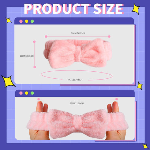 WSYUB Spa Headbands, Makeup Headbands,Bow Headband for Washing Face skincare headbands for women, Hair Bands...